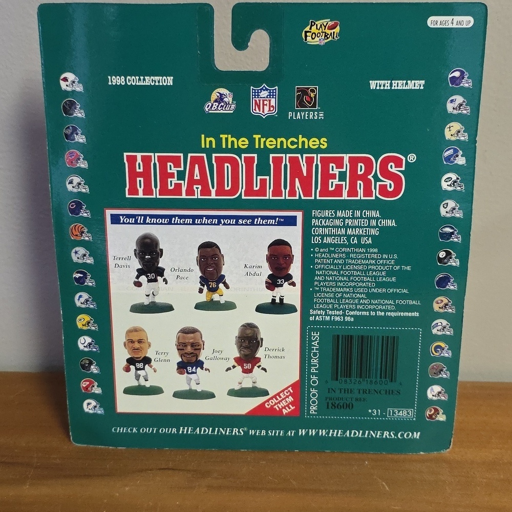 NFL Headliners Brett Favre Collectible Figure - Green and Yellow - Picture 2 of 2